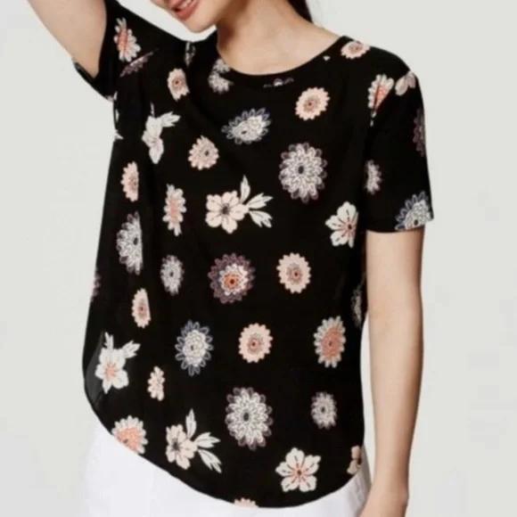 Loft floral top Size L - Picture 1 of 7